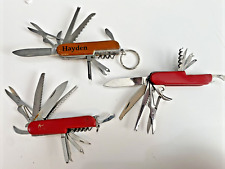 Lot Of 3 Pocket Knifes Swiss Army Multi Blades  picture