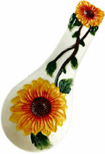 Ceramic Sunflower Spoon Rest new. picture