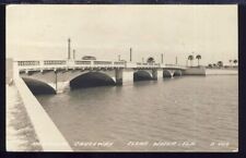 VTG Real Photo Postcard EKC 1930-50 Clearwater Florida, Memorial Cruseway, RPPC picture