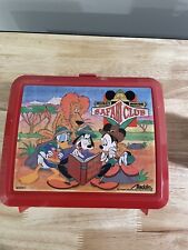 Vintage Mickey Mouse Lunchbox Safari Club w/Thermos & Holder Disney by Alladin picture