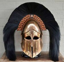 18 gauge Steel Copper Coated Medieval Greek Corinthian Helmet Spartan Helmet picture
