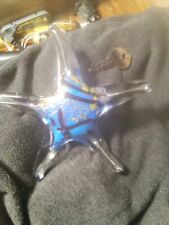 Colorful, Hand blown, Starfish. Perfect Condition Beautiful Art/ Decor  picture