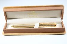 Vintage K. D. De-Campus Brushed Gold Plated Ballpoint Pen, GT (Cased & Refill) picture
