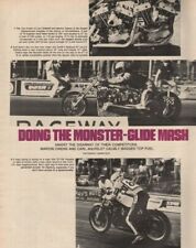 1975 Top Fuel / Motorcycle Drag Racing - Vintage 2-Page Article picture