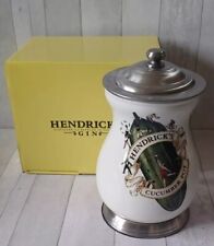 Hendricks Ceramic Cucumber Gin Baluster Pot With Metal Lid & Stand picture