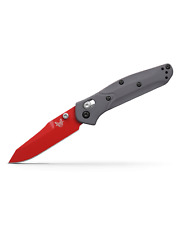 Benchmade Knife Mini Osborne 945RD-2401 Gray G-10 Red CPM-S90V Pocket Knives picture