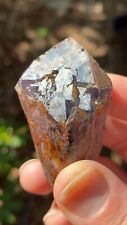 76g ‘Dark Crystal’ Super 7 Amethyst Point With Isis Face And Phantom Pyramid picture