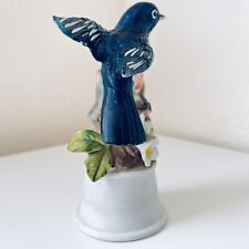 Vintage Bluebird Bird Figurine Collectible and Bright 6.5