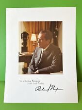 Official White House Photo Hand Signed Richard Nixon 1970 Excellent Authentic picture