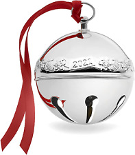 Wallace 51st Edition 2021 Silver Plated Sleigh Bell Ornament, Silver picture