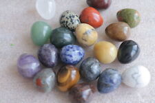 20PCS Lots Mix Natural Stone Gemstone Crystal Sphere Healing Massager Egg picture