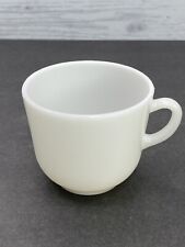 Vintage Hazel Atlas Coffee Tea Cup White Milk Glass picture