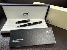 Montblanc Meisterstuck Black Sliver-Coated Classique M163 Rollerball Pen picture