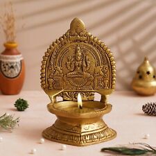 MULTISTORE ENTERPRISES Brass Big Size Kamakshi Diya for Temple Oil Diya For Puja picture