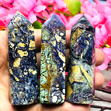 Natural Sugilite Quartz Obelisk Crystal Wand Point Tower Reiki Healing 1pc picture