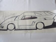 Porsche 935 Kremer Racing Design Sketch Drawing Art NOTTRODT Vintage picture