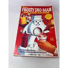1970s Frosty Snowman SNO-CONE MACHINE in Box by Hasbro ALMOST Complete picture