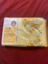Sears Best Sheets French Bouquet II Pillowcases Standard Gallery Collection NOS picture