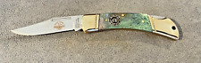 Frost Family 35th Anniv. Little Warrior Single Blade Green Bone 440SS--2589.23 picture