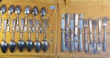 Vintage Rodgers Stainless Flatwear Triple Plated Set In Original Case 22 pcs. picture