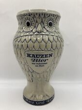 Vintage Handarbeit KAUZEN BIER ceramic owl  picture