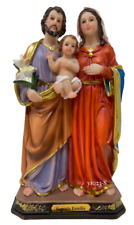 Sagrada Familia 8 Inch  Holy Family Jose, Maria Resin Statue Y1023-8 New picture
