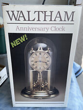 Rare Waltham Anniversary Clock Collector's Edition Brass Finish NEW IN BOX picture