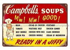 Campbell's Soup metal tin sign man cave mancave metal wall art picture