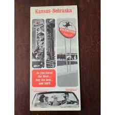 Kansas Nebraska Road Map Courtesy of Frontier Bee Line 1966 Edition picture
