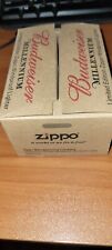 Unfired Sealed BUDWEISER Millennium Limited Edition Brass  Zippo Lighter  & Box picture