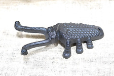 Cast Iron Bug Beetle Figural Boot Jack Tool  Shoe Horn Bootjack Farm Mud Room picture