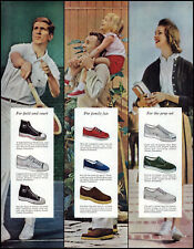 1960 PF Flyers Posture Foundation family rec shoes retro photo print ad LA35 picture