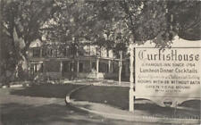Woodbury,CT Curtis House Litchfield County Connecticut Linen Postcard Vintage picture
