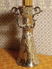 vintage art nouveau style wedding figural silverplate bell salt cellar wine cup picture