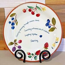 Berry by LONGABERGER 11in Chop Plate (Round Platter) NWOT picture