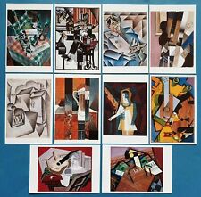 Beautiful Set of 10 JUAN GRIS Cubist Cubism Art Paintings Postcards Prints 57O picture