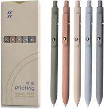 UIXJODO Gel Pens, 5 Pcs 0.5Mm Black Ink Pens Fine Point Smooth Writing Pens, Hig picture