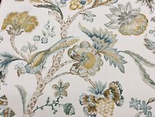 Colefax & Fowler Trailing Floral & Bird Print Fabric- Belvedere Old Blue 1.60 yd picture