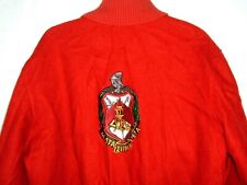 Vintage Sorority Jacket Delta Sigma Theta Delong USA Sz 42 Red Wool frat coat   picture