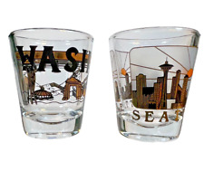 Washington and Seattle Shot Glasses picture