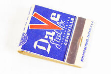 DAVE STEEL CO Asheville NC 1930s Matchbook Advertising -1 Match picture