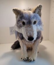 Ooak Japan Fumii Art Doll Sitting Timber Wolf picture