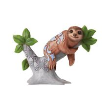 Enesco Jim Shore Heartwood Creek - Mini Sloth Hanging on Tree Figurine picture