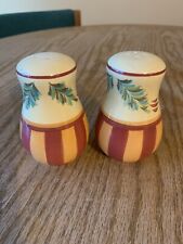 Southern Living Gail Pittman Siena Salt & Pepper Shakers (3.75”) & Stoppers picture