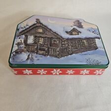 Nestle Tin Container Limited Edition Winter Cabin Tin 2003 picture