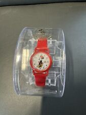 Vintage Minnie Mouse Lorus Wristwatch Watch Disney Red picture