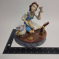 Disney Belle-Beauty & The Beast 10th Year Markrita Figurine 8in × 8in w/Pin READ picture