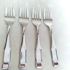 4-Reed & Barton Select Stainless TUCKAHOE Salad Forks picture