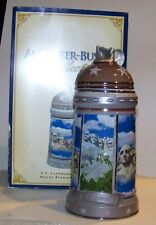 ANHEUSER BUSCH CS-634 US LANDMARKS MT. RUSHMORE LIDDED  STEIN -W COA 2005 picture