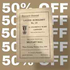 LADIES AUXILIARY No.15 SECOND ANNUAL MILITARY BALL 1946 Souvenir Journal  picture